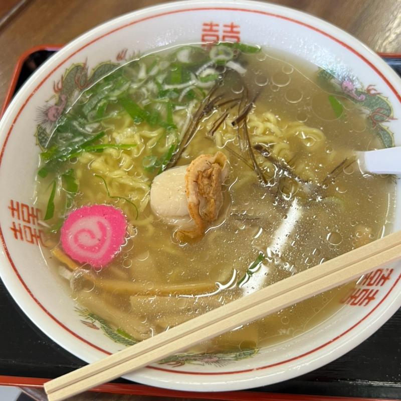 ホタテ塩ラーメン(食堂 最北端)