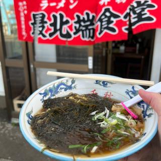 もずくラーメン(食堂 最北端)