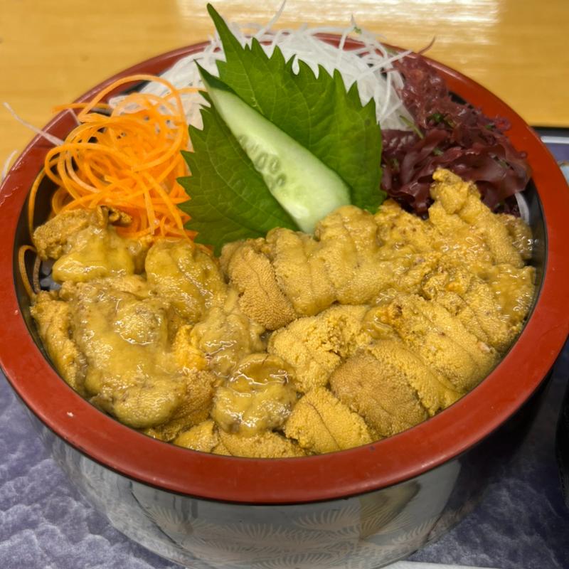 キタムラサキうに丼(海鮮炉端 うろこ亭)