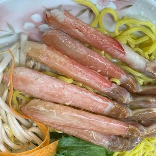 生ズワイ蟹しゃぶしゃぶラーメン