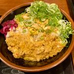 そぼろ丼ニンニク入り