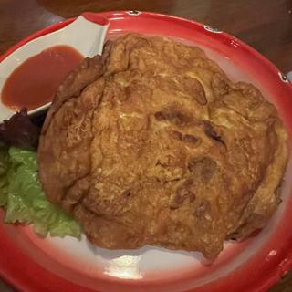 カイチァオムーサップ 豚ひき肉入りタイオムレツ(タイのおうちごはんaroina)