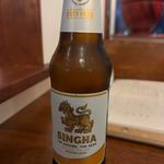 シンハー瓶ビール