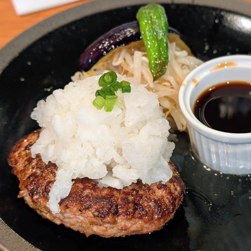 鬼おろしポン酢ハンバーグ(山本のハンバーグ 阿佐ヶ谷食堂)