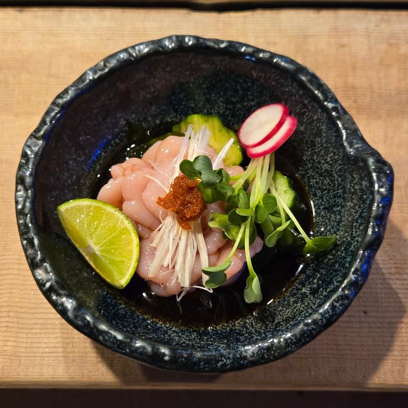 白子ポン酢(名代 駒寿司)