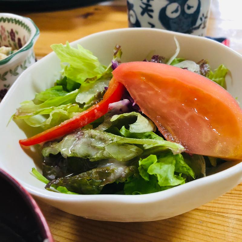 サラダ_花のれんランチ(お食事処 花のれん)