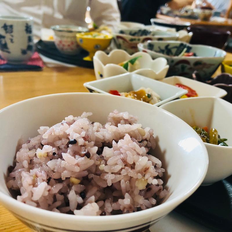 雑穀米_花のれんランチ(お食事処 花のれん)