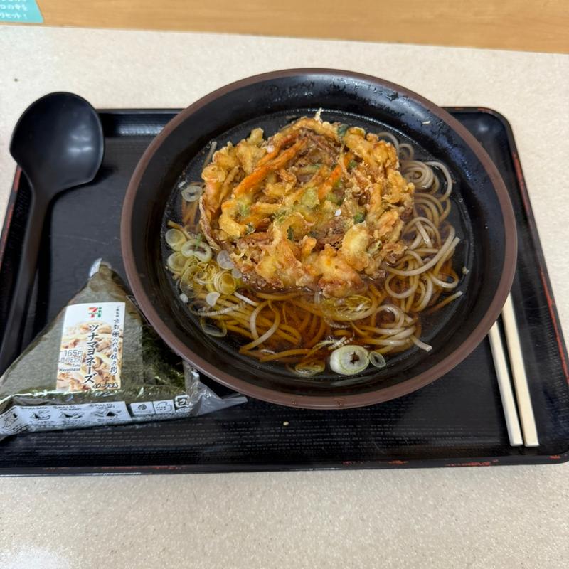 かき揚げそば(YASMOCCA 野呂PA (下り))