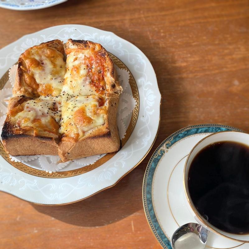 ピザトースト(カフェドマル)