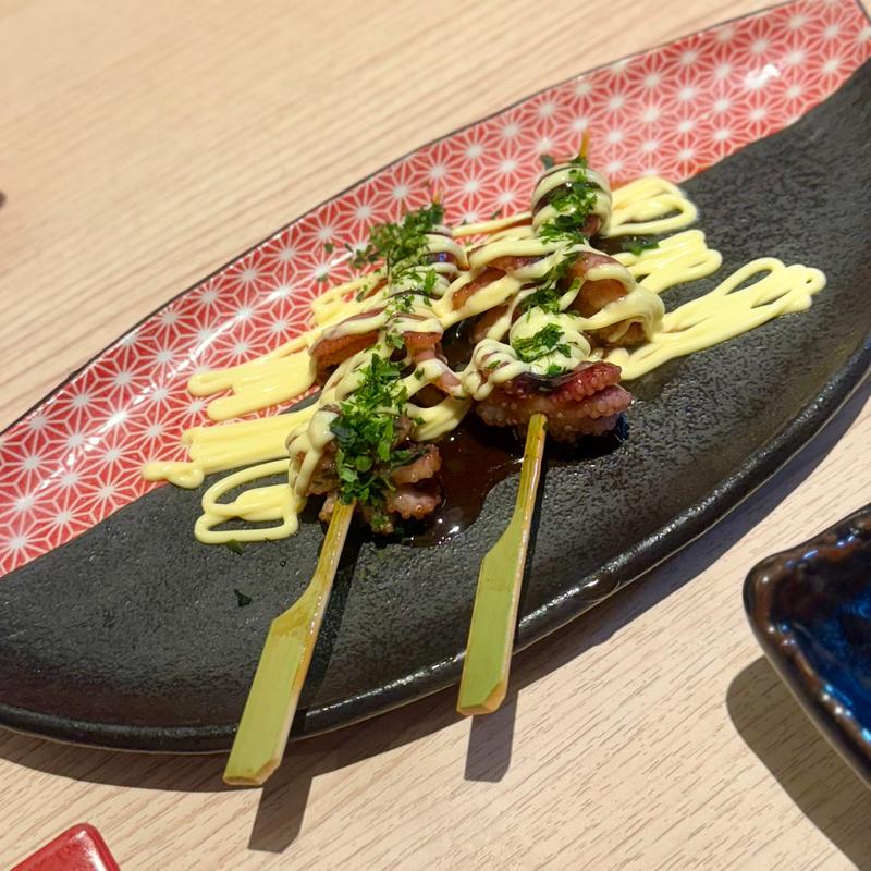 いいだこ串焼き(桃太郎すし 谷原店)