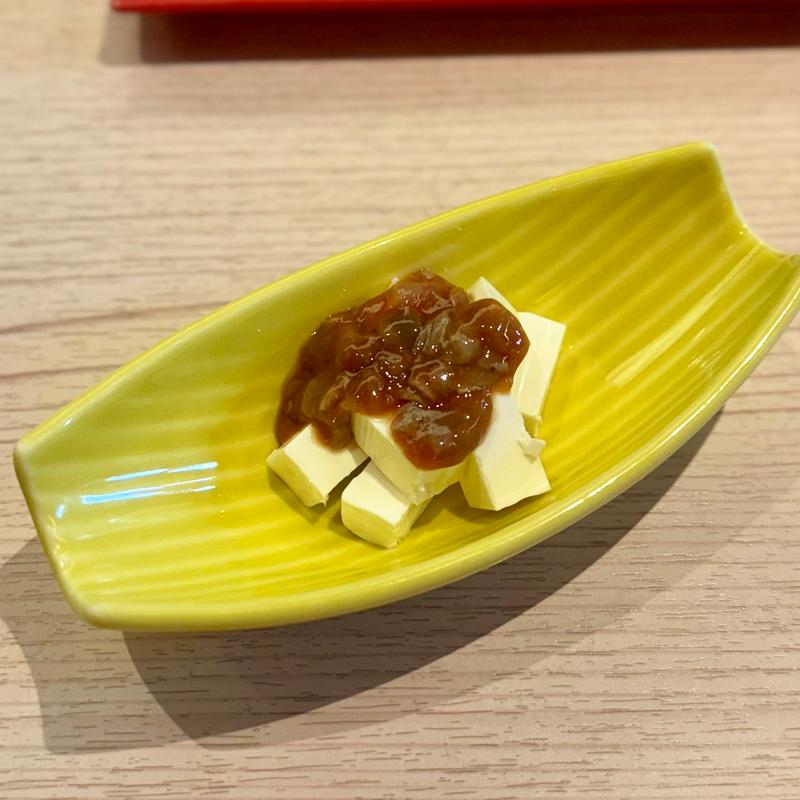 鮪の酒盗クリームチーズ(桃太郎すし 谷原店)