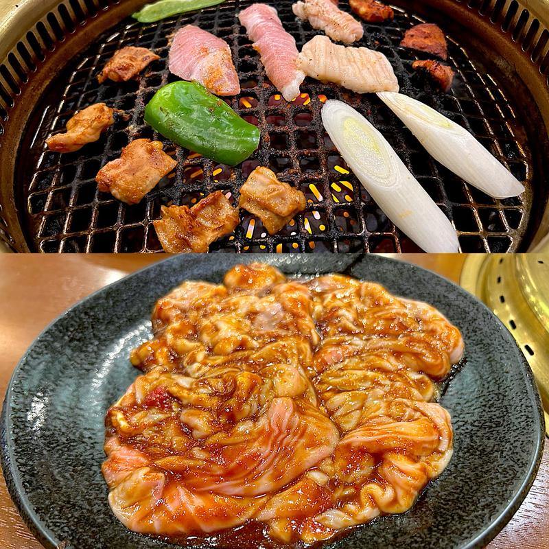 豚ホルモン(味噌)(焼肉 牛魔王 長町南店)