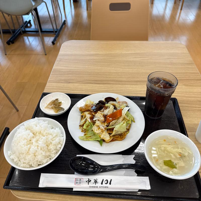 回鍋肉定食(中華101 イオン東雲店)