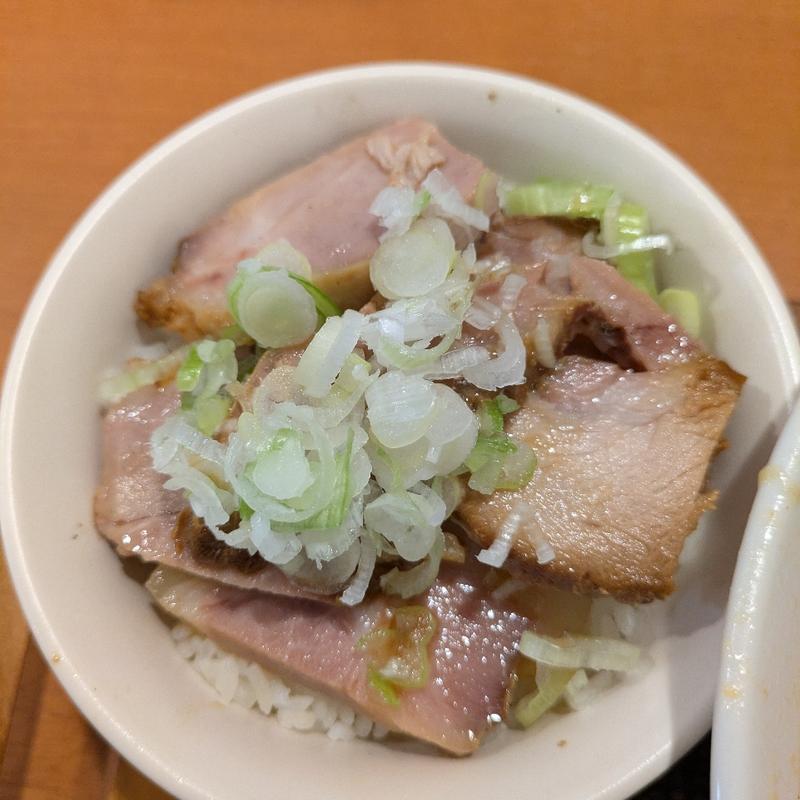 チャーシュー丼（小）(中華そば 肴 yamago 2号店)
