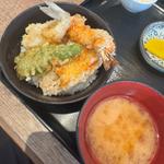 海鮮天丼セット(そば処 すずの家)