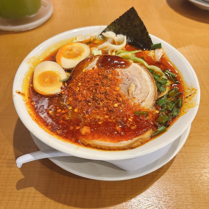 味玉辛きゃべとん(熟成醤油ラーメン きゃべとん 富士宮店)