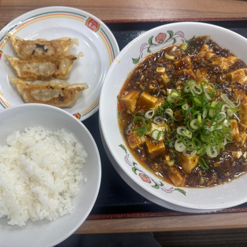 麻婆拉麺 フェアセットB(餃子の王将 中央大通り長田店 )