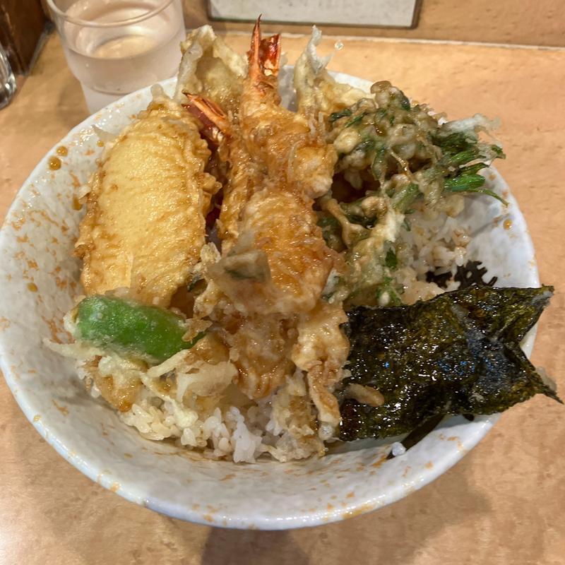ジャンボ天丼(天丼ふじ)