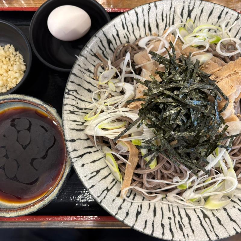 肉つけ蕎麦(萩ノ宮製麺所 シエロ茂庭店)