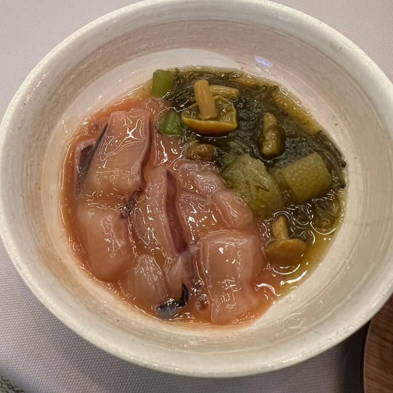 塩辛　ワサビ松前漬け(メインダイニングルーム)