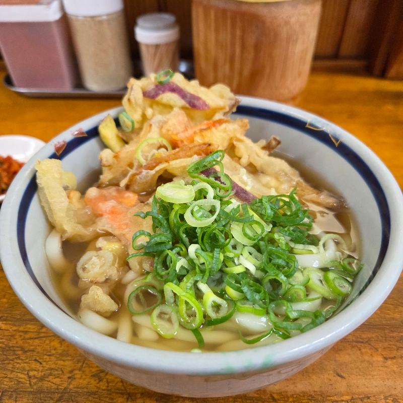 野菜天うどん(天ぷらうどん)