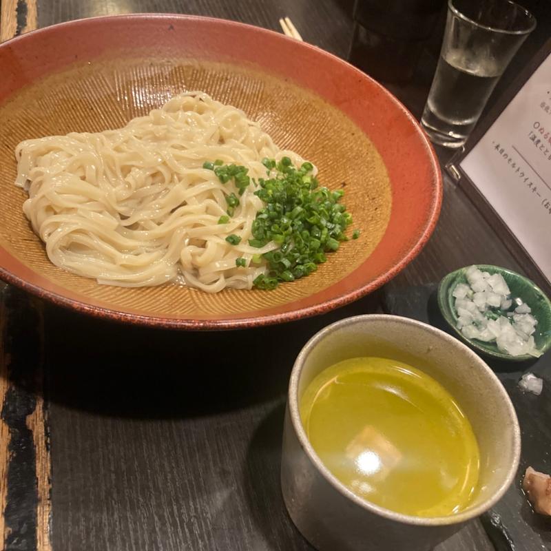 アワビ肝　冷やしそば(丿貫（へちかん） 福富町本店)