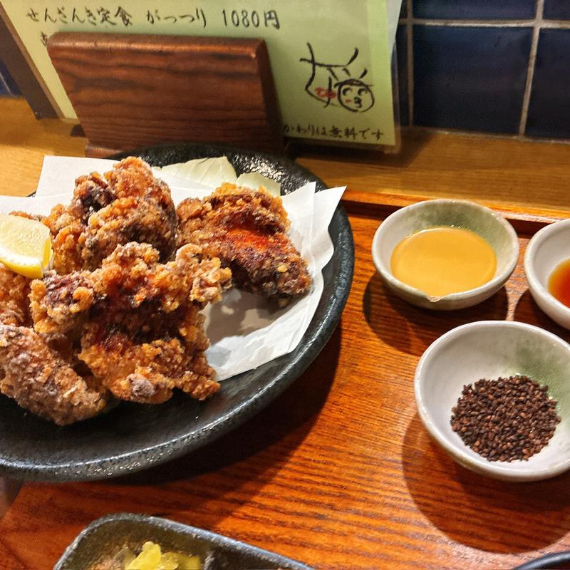 せんざんぎ定食　小(媛３)