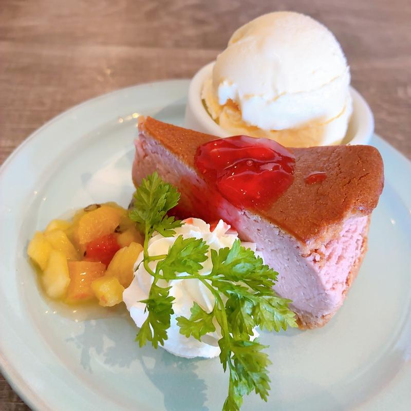 木苺のチーズケーキ(my cafe （マイカフェ）)