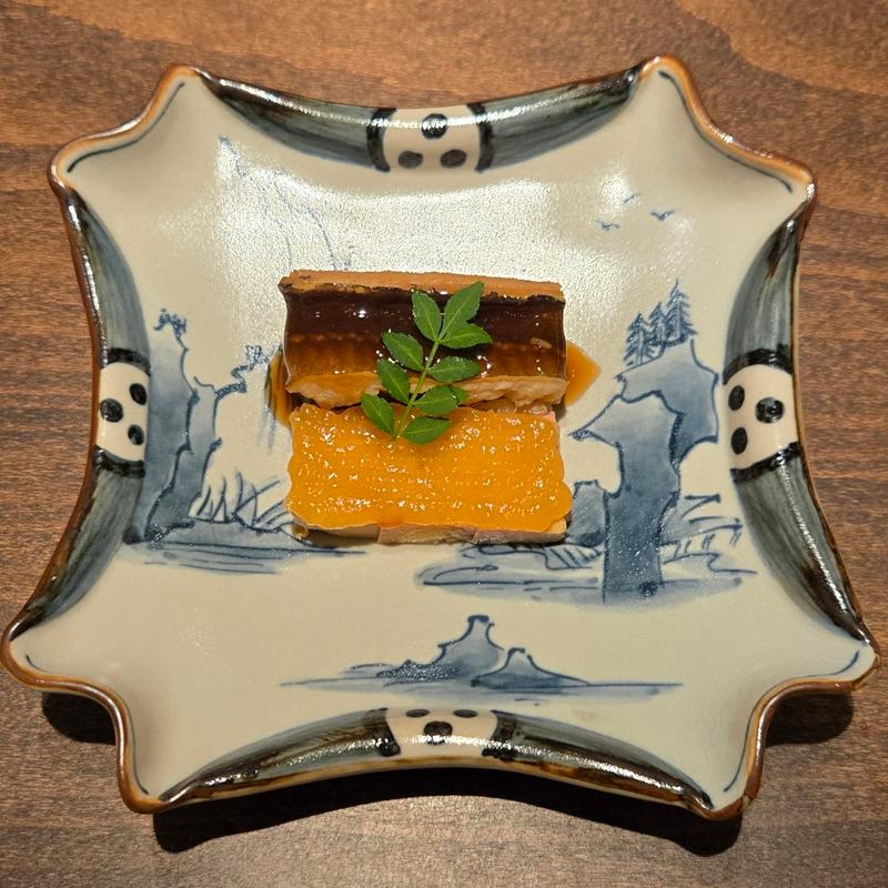 煮穴子とフォアグラテリーヌ(東麻布 いと)