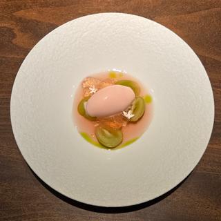 桃とシャインマスカット(東麻布 いと)