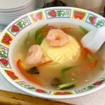 天津飯(えび卵どんぶり)