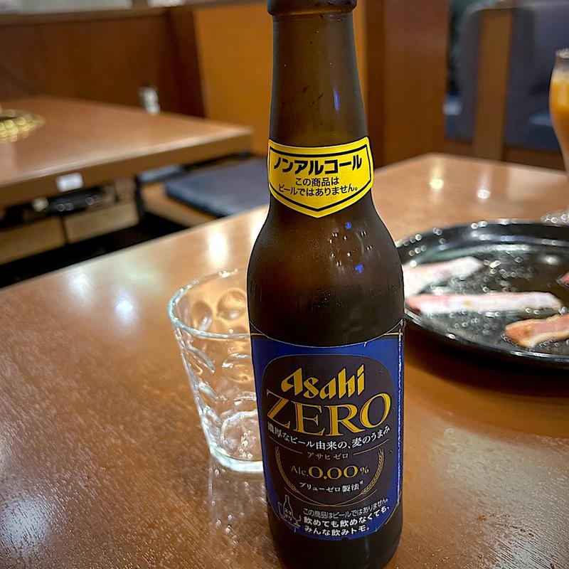アサヒゼロ(小瓶)(焼肉 牛魔王 長町南店)
