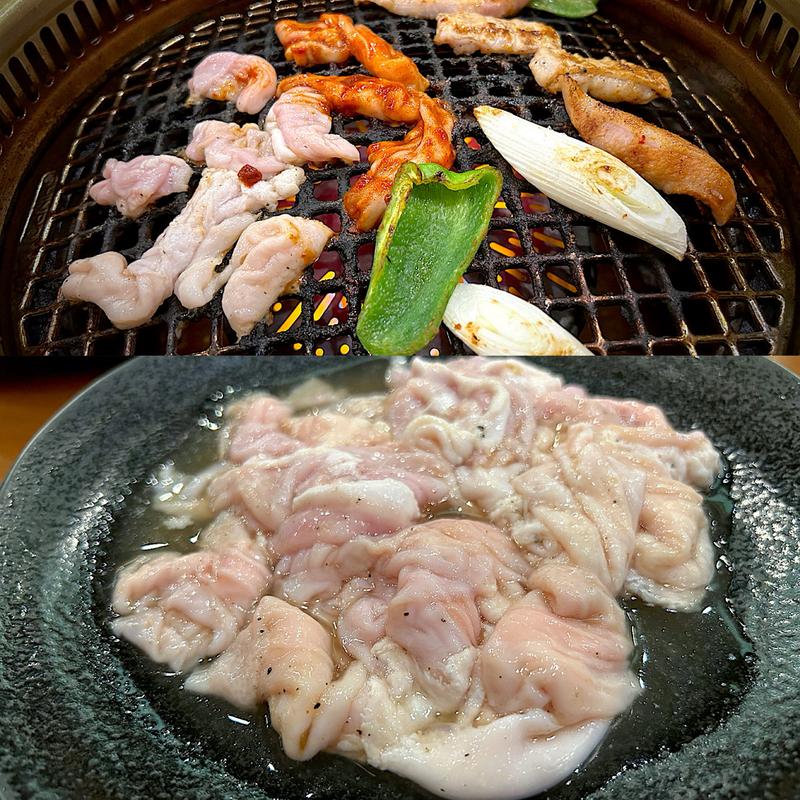 豚ホルモン(塩)(焼肉 牛魔王 長町南店)