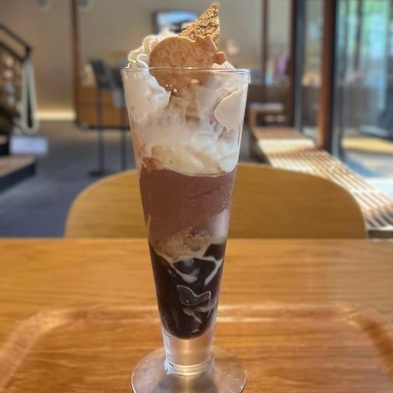 クルミッ子パフェ(鎌倉紅谷 八幡宮前本店)