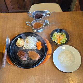 100％ビーフハンバーグランチ レギュラー150gセット