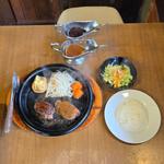100％ビーフハンバーグランチ レギュラー150gセット