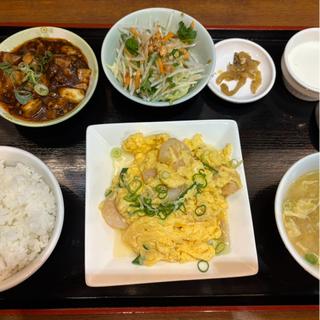 えび玉と麻婆豆腐セット(茶思味)