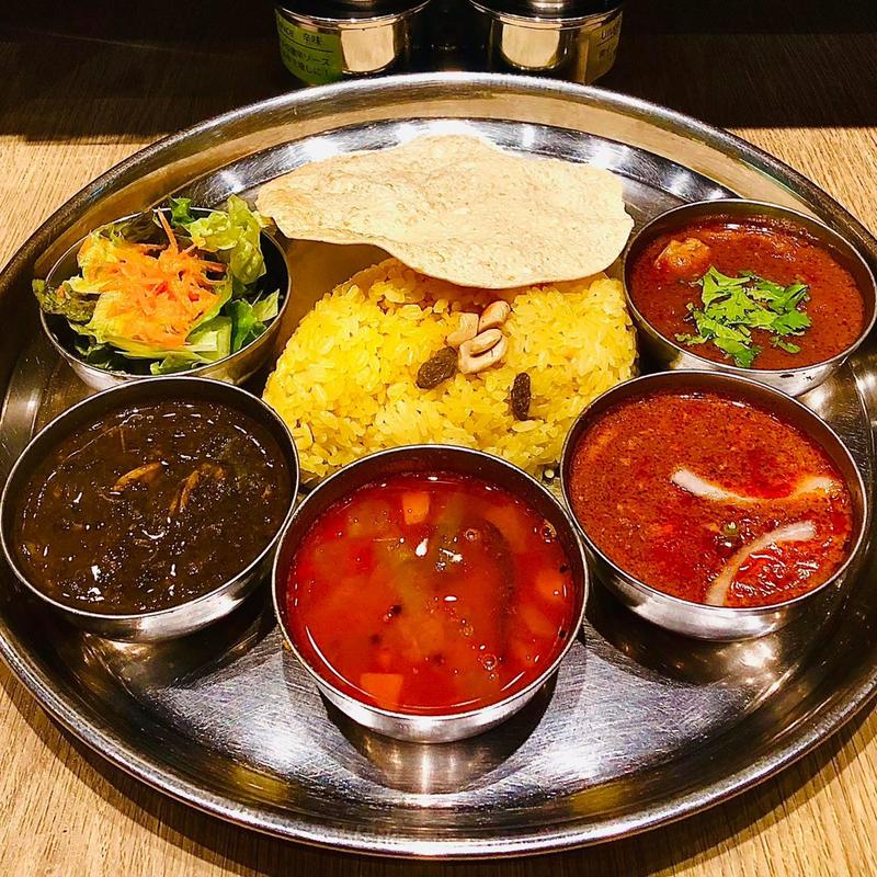 Lunch Curry Platter 4(エリックサウス 虎ノ門ヒルズ店)