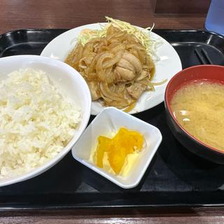 生姜焼き定食(下野の駅めし 一休)