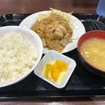 生姜焼き定食(下野の駅めし 一休)