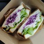 ナッツクリームチキンサンドウィッチ(ロバーツコーヒー 麻布十番店)