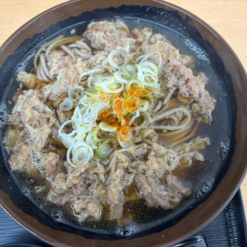 肉そば(エキナカスタンド福豆屋)