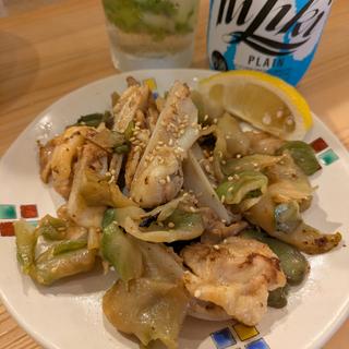 やげん軟骨ザーサイ炒め(肉のウヱキ 代々木店)