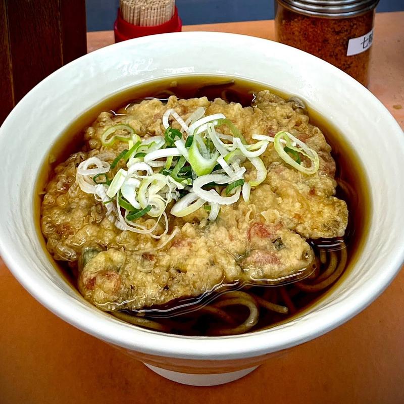 かき揚げ蕎麦(常盤軒 品川駅 横須賀線上りホーム店 26号店)