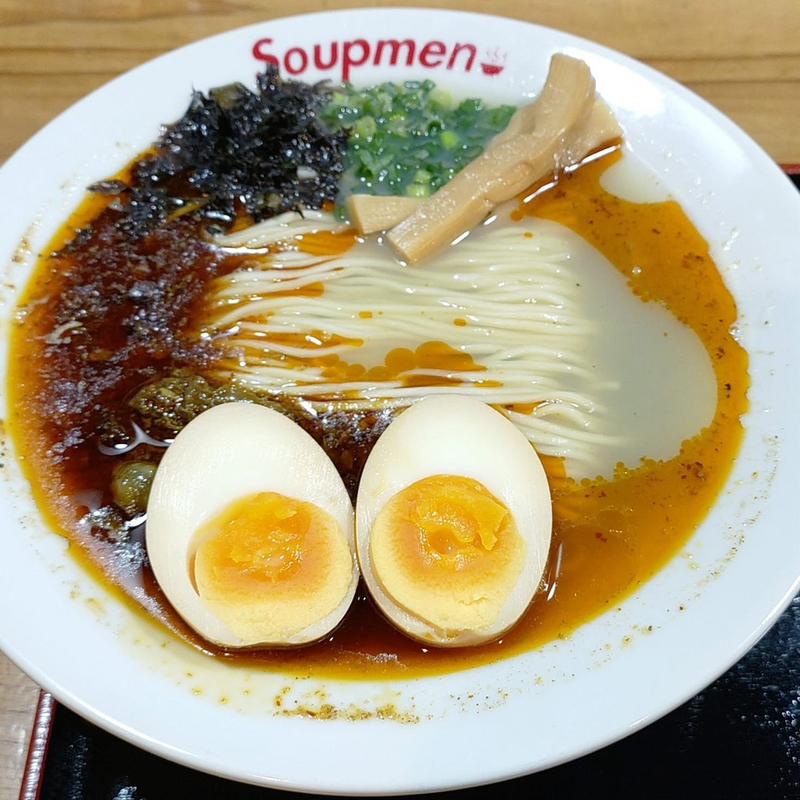 辛牡蠣塩らーめん(Soupmen)