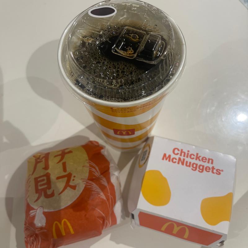 チーズ月見セット(マクドナルド 若葉店)