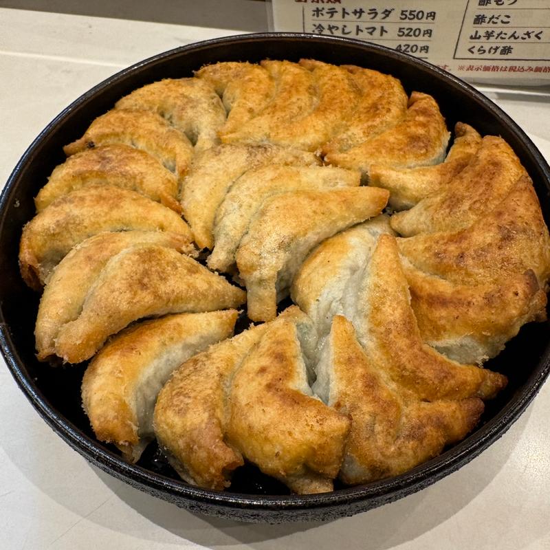 焼餃子(博多 祇園 鉄なべ)