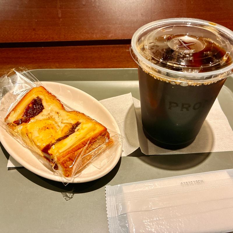 アサゴパンハーフセット(PRONTO (プロント) 新梅田食道街店)