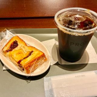 アサゴパンハーフセット(PRONTO (プロント) 新梅田食道街店)