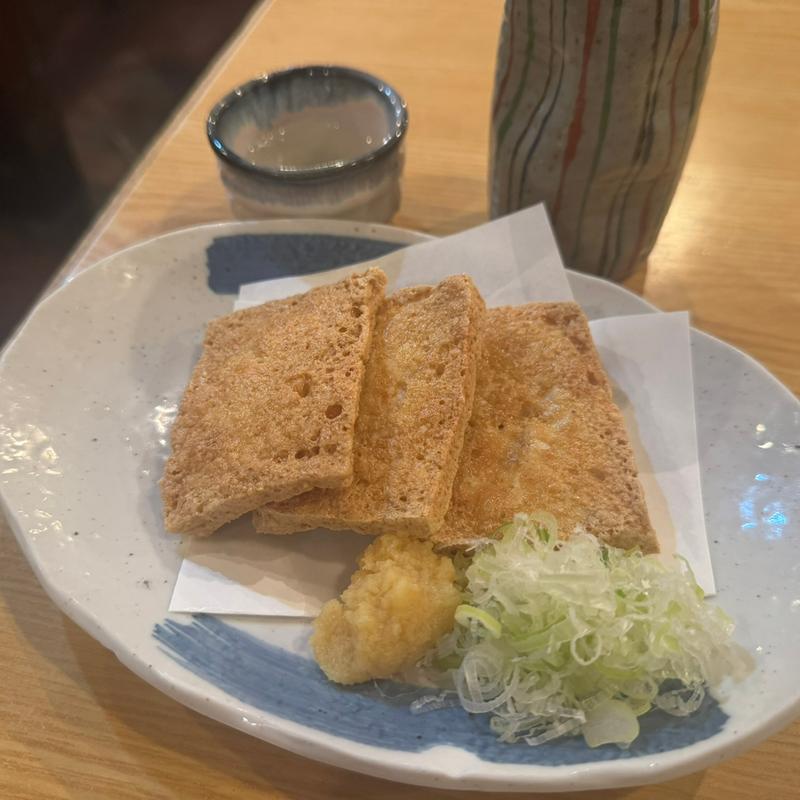 自家製厚揚げ(やきとり酒蔵 庄助本店)